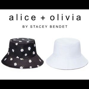 Alice + Olivia Reversible Daisy Bucket Hat